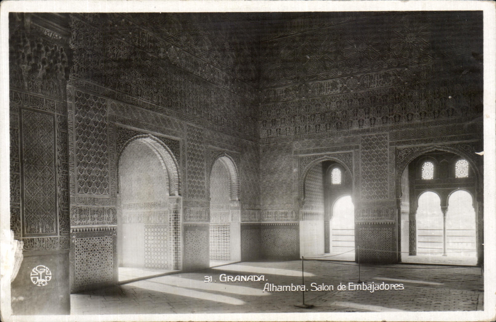 CPA Granada Alhambra Salon de Embajadores