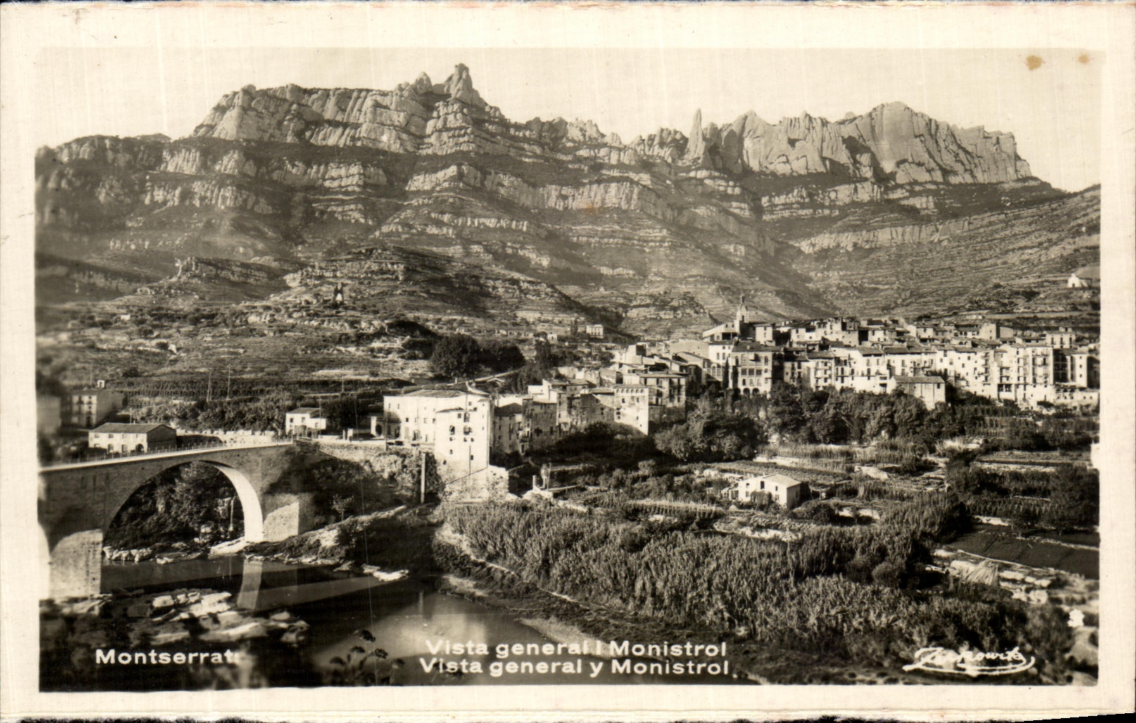 CPA Montserrat Vista General Monistrol