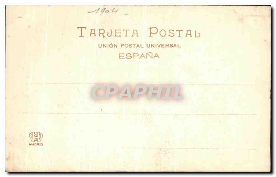 CPA Cordoba Calle Del Cardenal Herrero  — Rückseite
