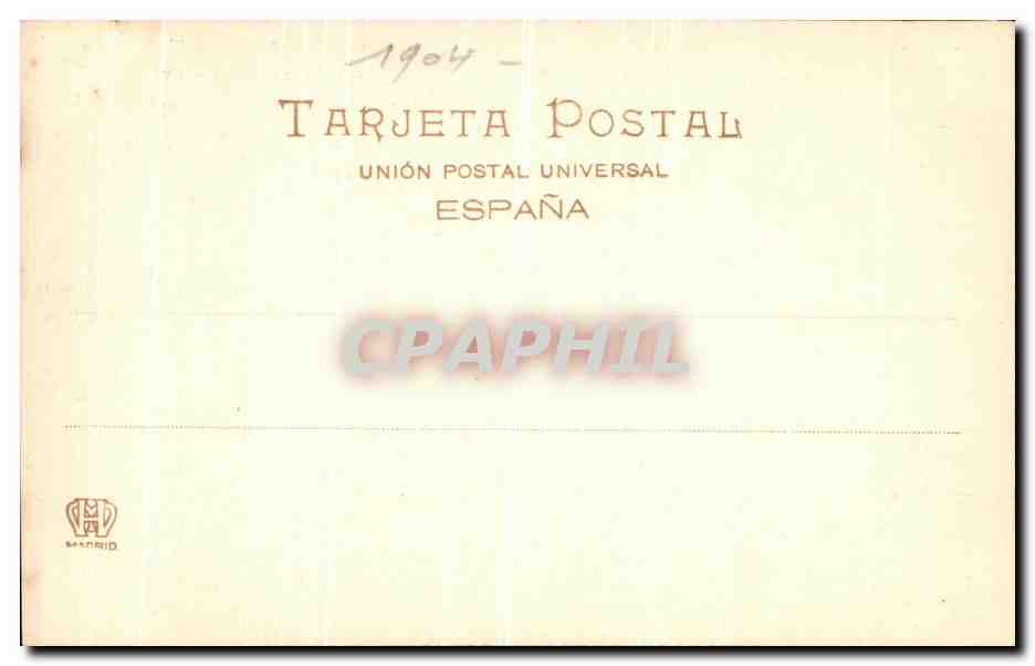 CPA Toledo Antiguas Fortificaciones  — Rückseite