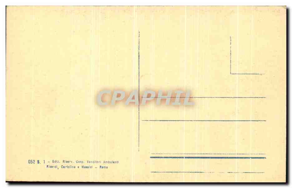 CPA Roma Controni Avanzi dell Acquedotto di Claudio sulie via Appia Nuova — Rückseite
