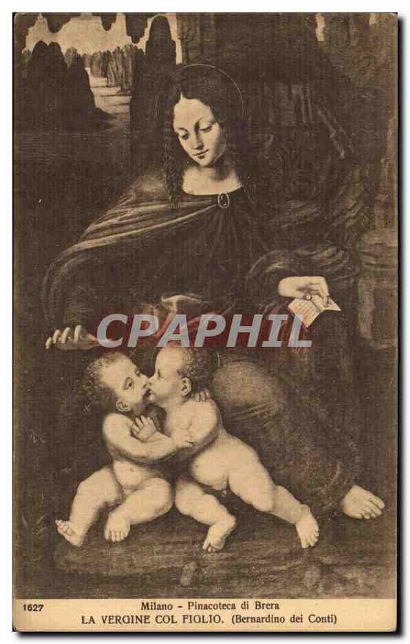 CPA Milano Pinacoteca di Brera La Vergine Col Figlio 