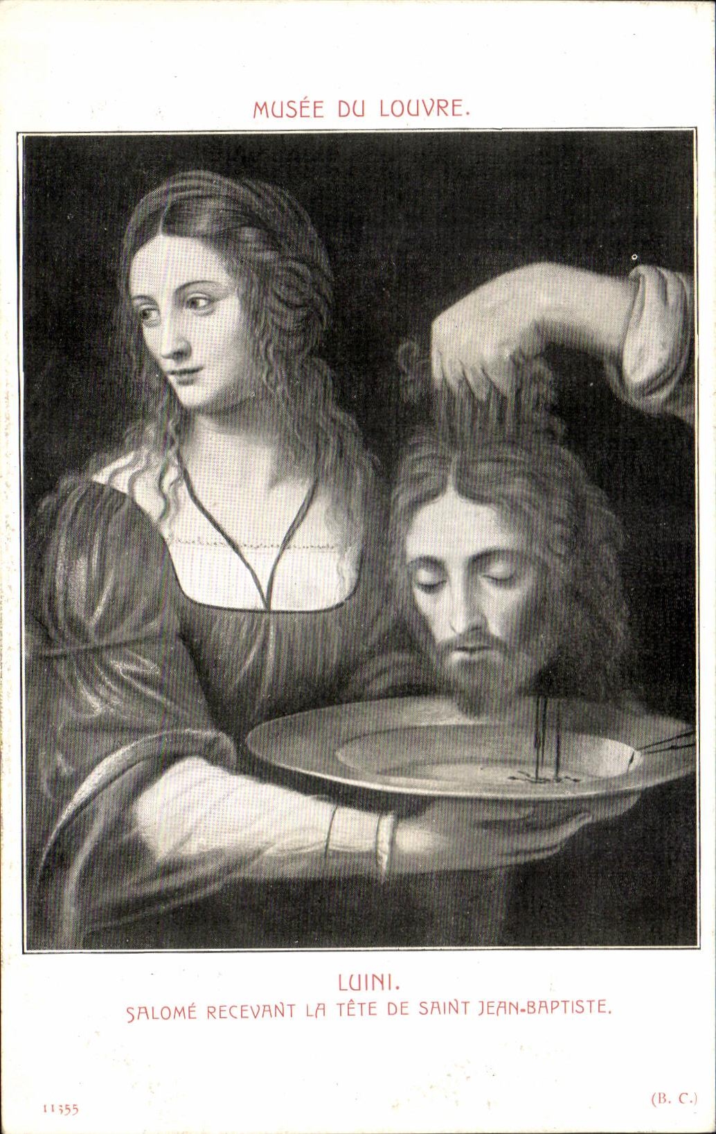 CPA Musee Du Louvre Luini Salome Recevant La Tete dee Saint Jean Baptiste 