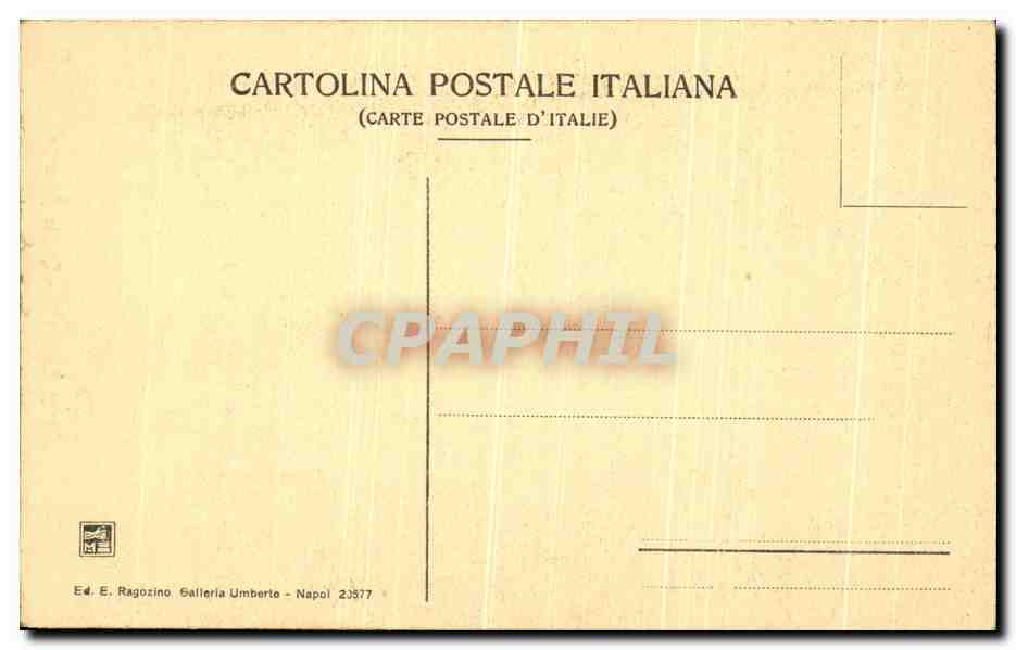 CPA Napoli Museo Nazionale Ercole Farnese — Rückseite