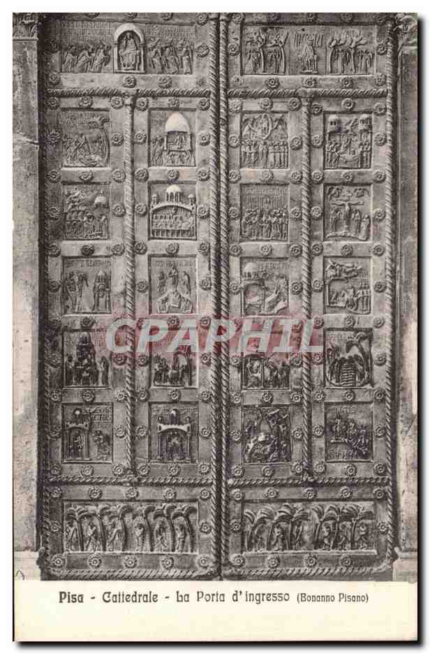 CPA Pisa Cattedrale La Porta d Ingresso Bonanno Pisano