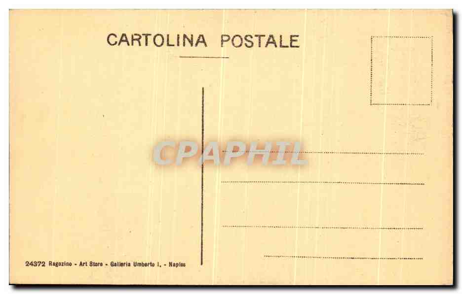 CPA Napoli Museo Nazionale Perso che sostiene Andromeda — Rückseite