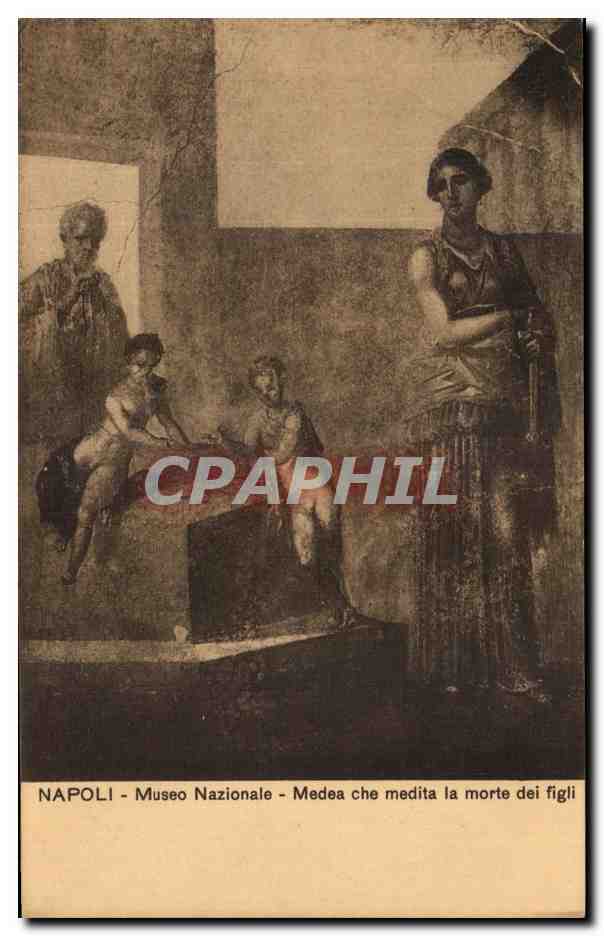 CPA Napoli Museo Nazionale Medesa Che Medita la morta dei figli