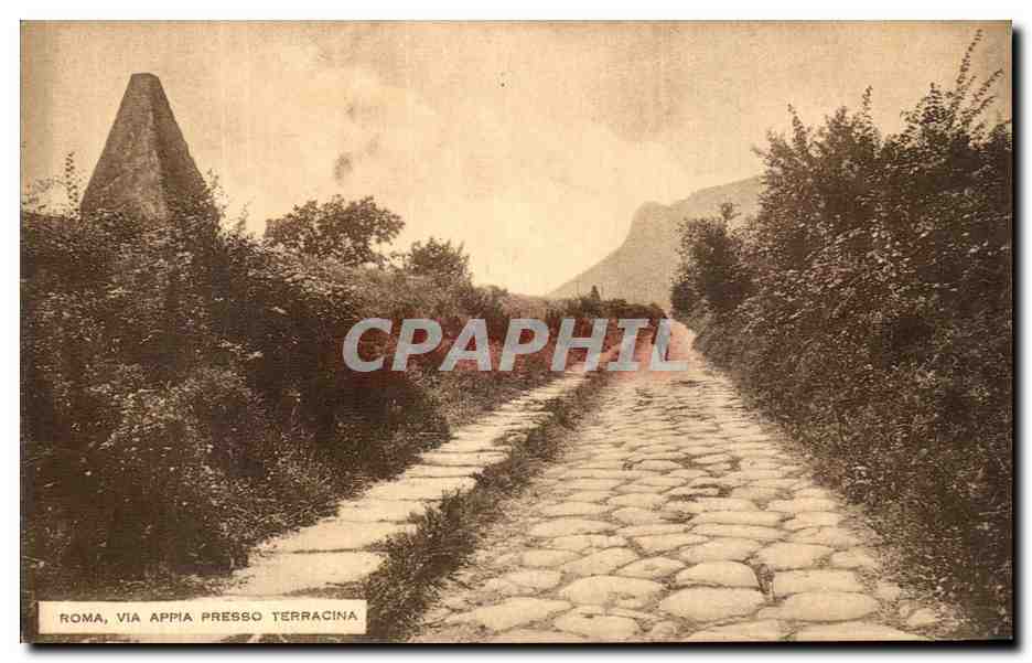 CPA Roma Via Appia Presso Terracina