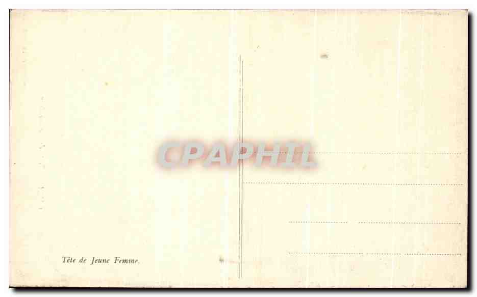 CPA Cima Testa di giovane donna Museo Poldi Pezzoli — Verso