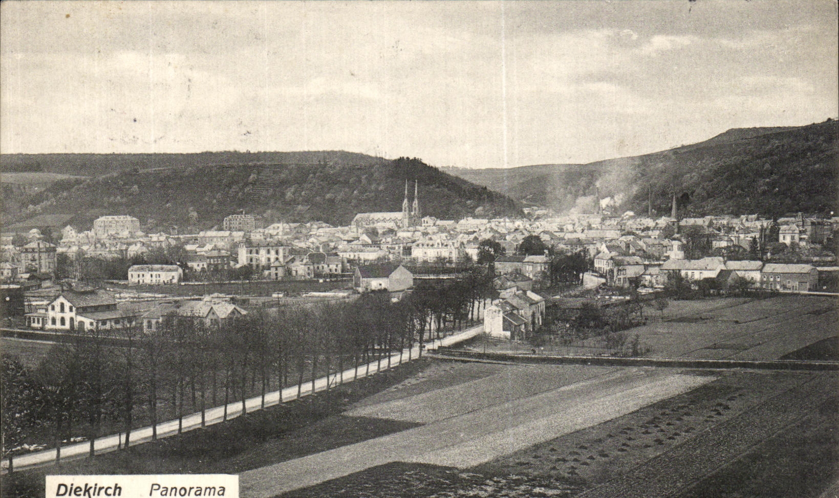 CPA Diekirch Panorama Luxembourg 