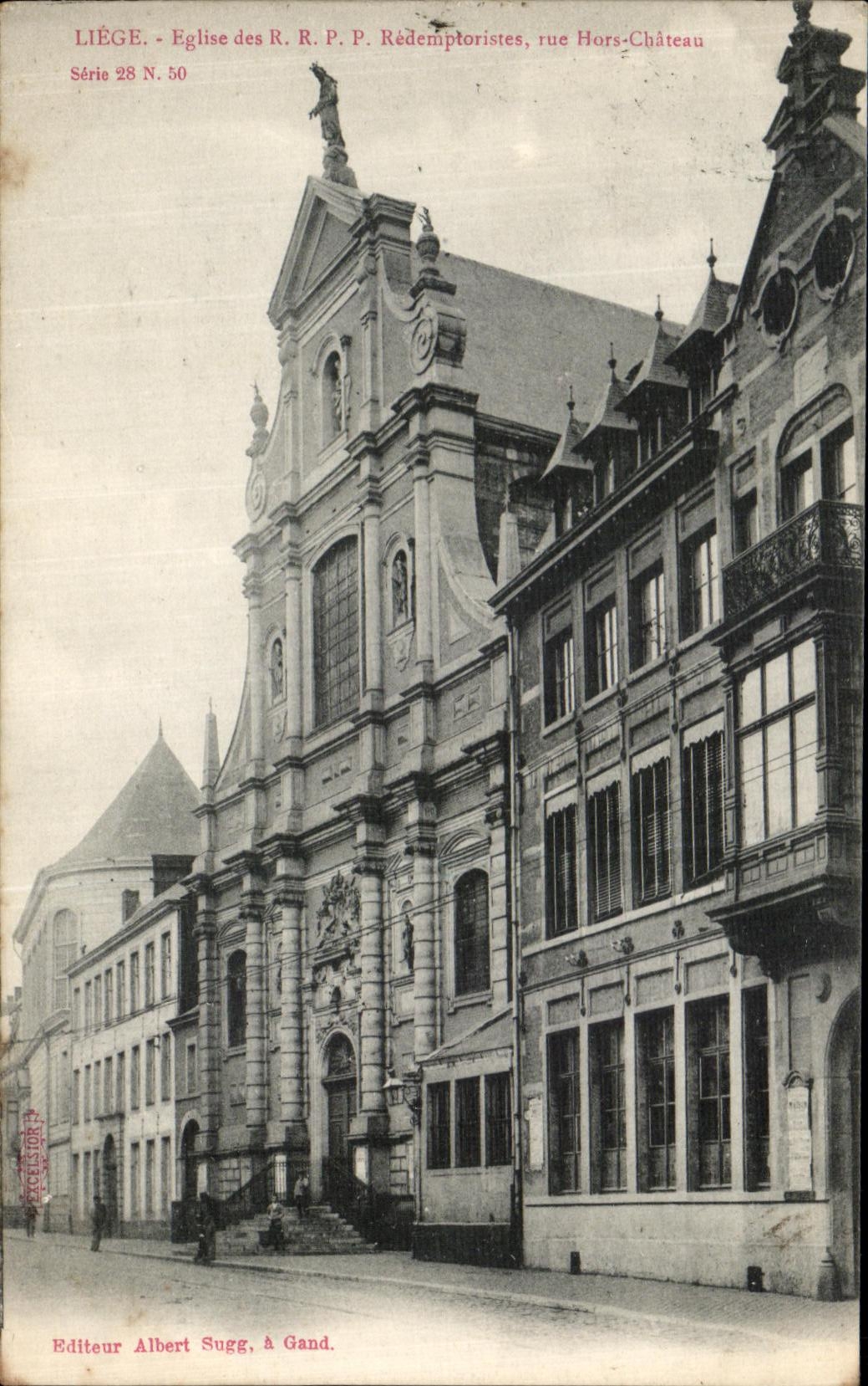 CPA Liege Eglise des Redemporristes rue Hors Chateau 