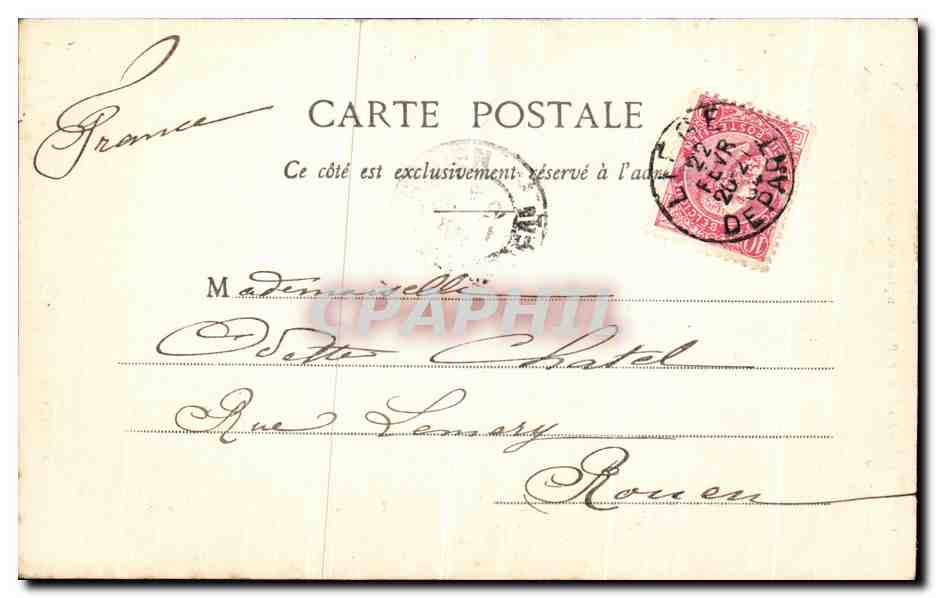 CPA Liege Eglise des Redemporristes rue Hors Chateau  — Rückseite