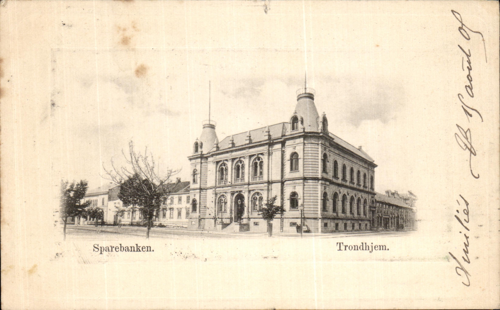 CPA Sparebanken Trondhjem Norvege 