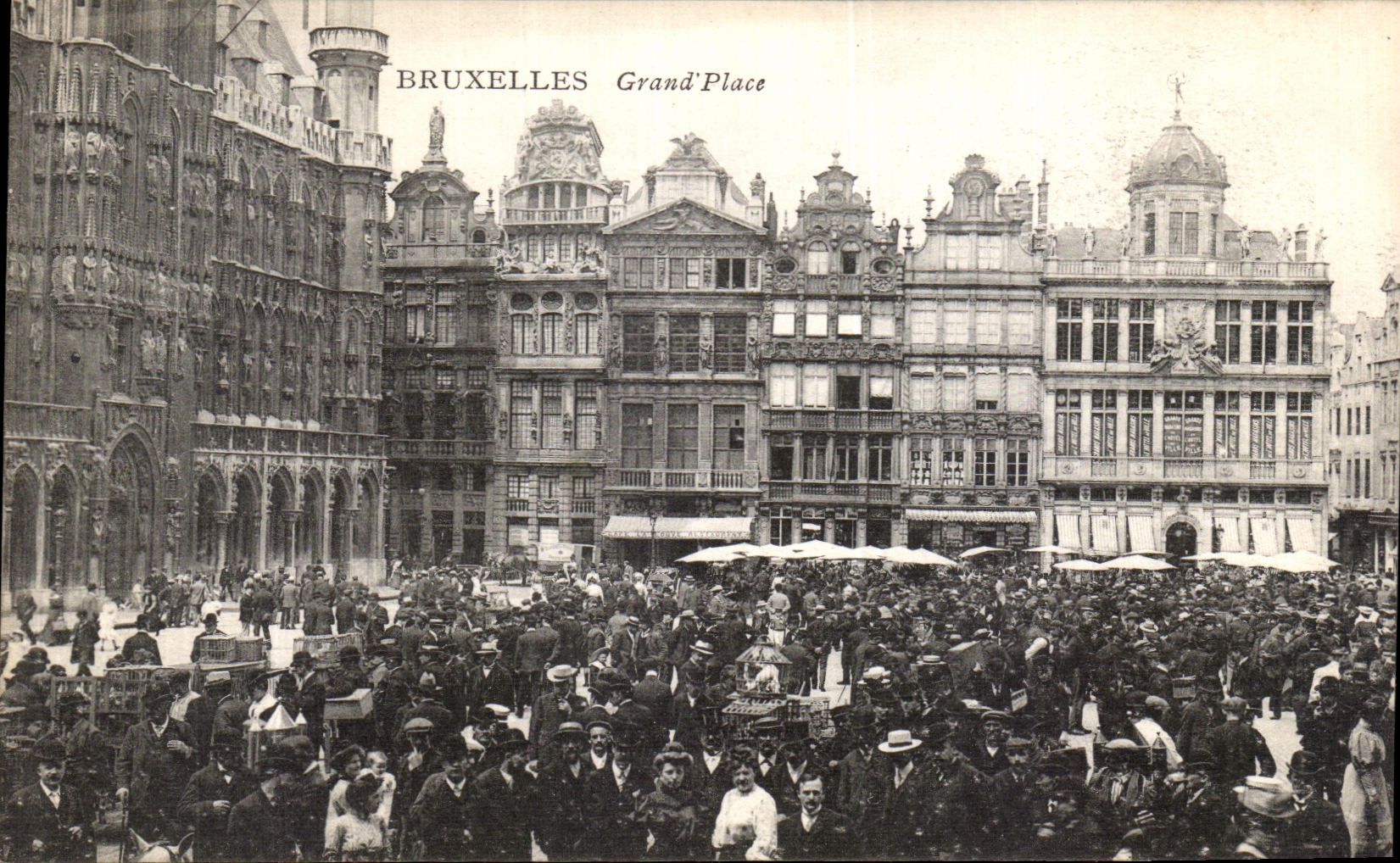 CPA Bruxelles Grand Place Marche