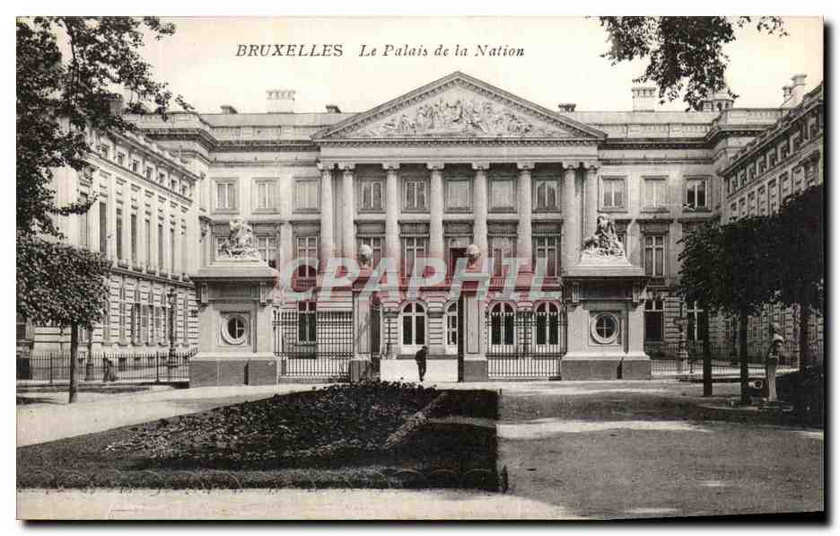 CPA Bruxelles La Palais de la Nation 