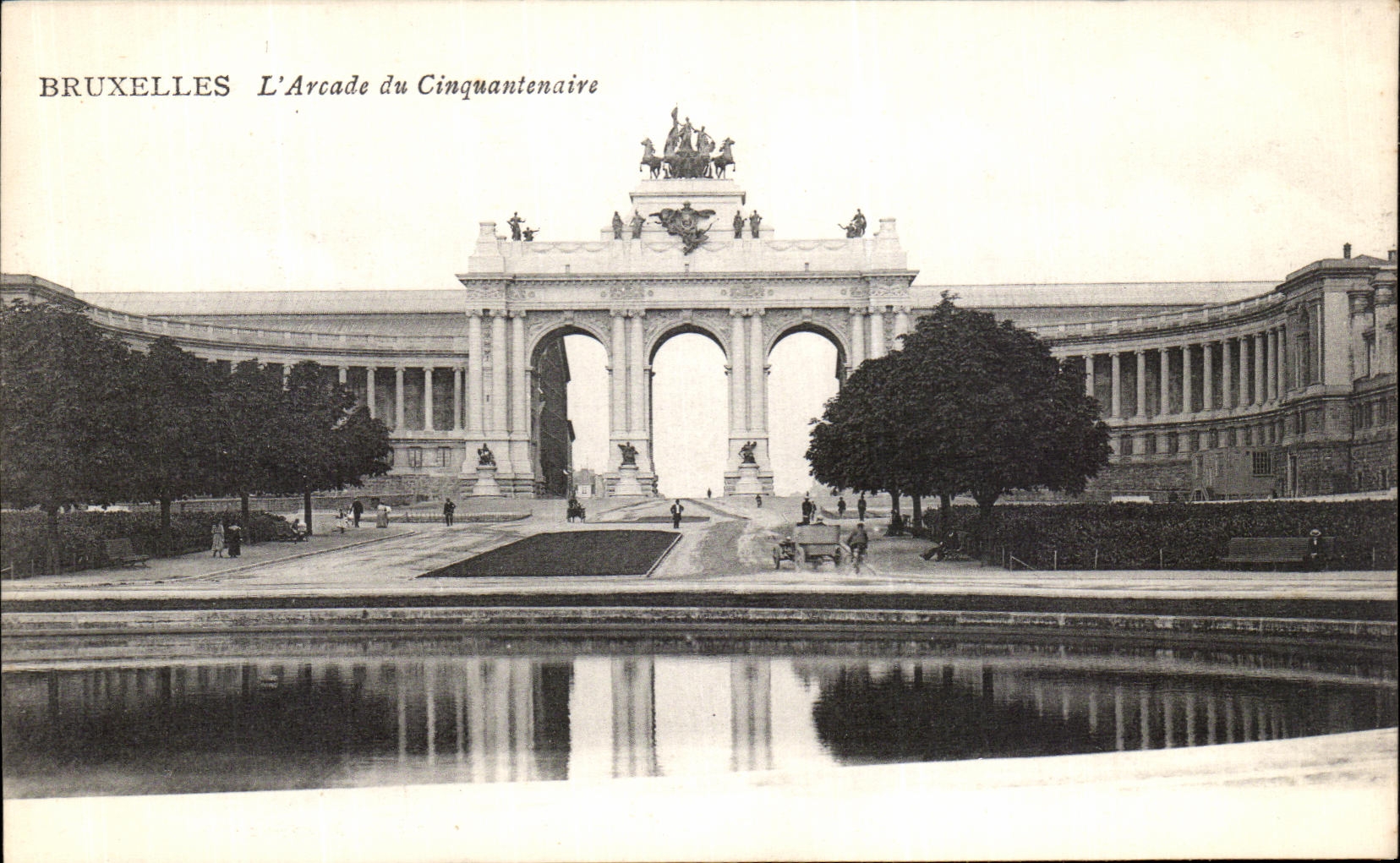 CPA Bruxelles L Arcade du Cinquantenaire 