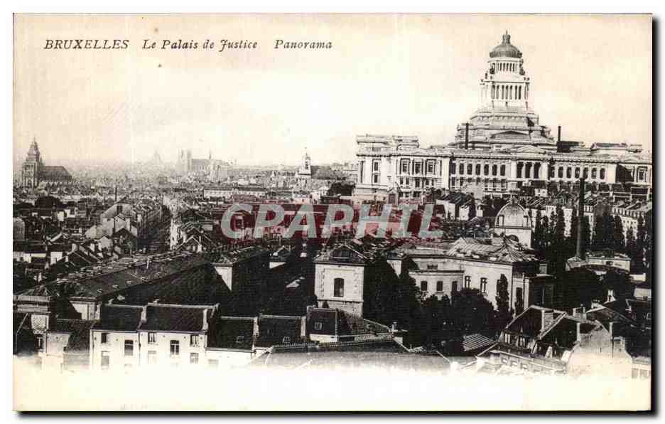 CPA Bruxelles Le Palais de justice Panorama