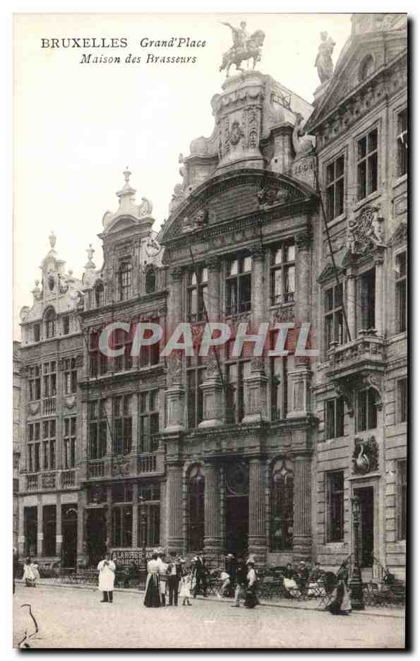 CPA Bruxelles Grand Place Maison des Brasseurs