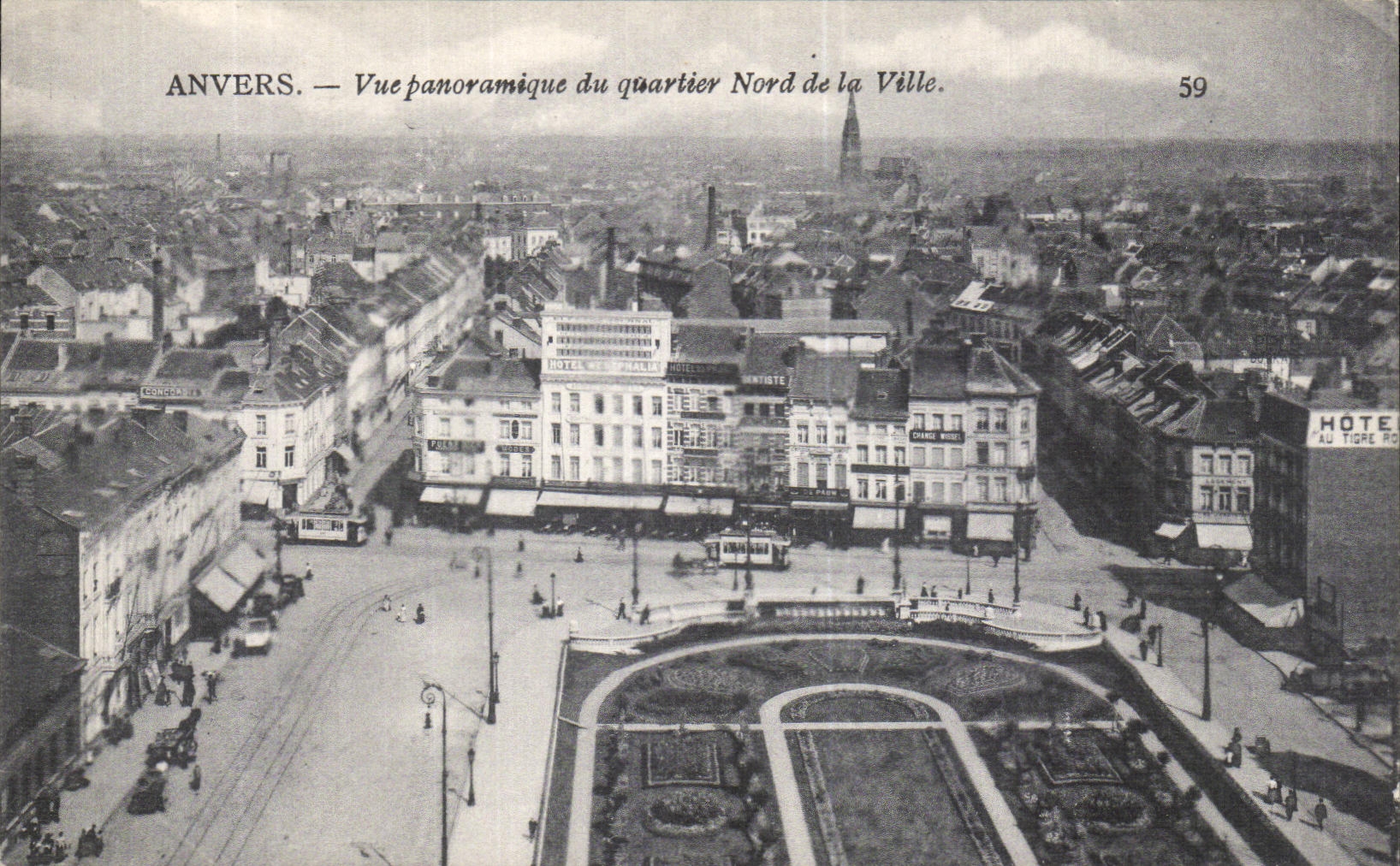 CPA Anvers Vue Panoramique du Quartier Nord de la Ville 
