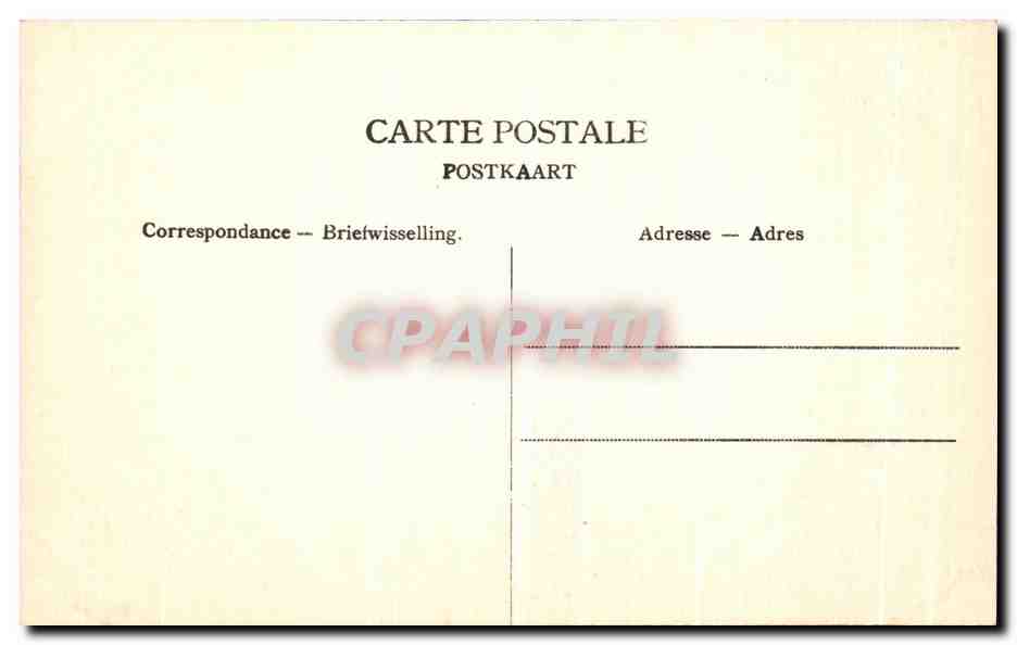 CPA Anvers Le Vieux Bassin Bateaux Peniches  — Rückseite