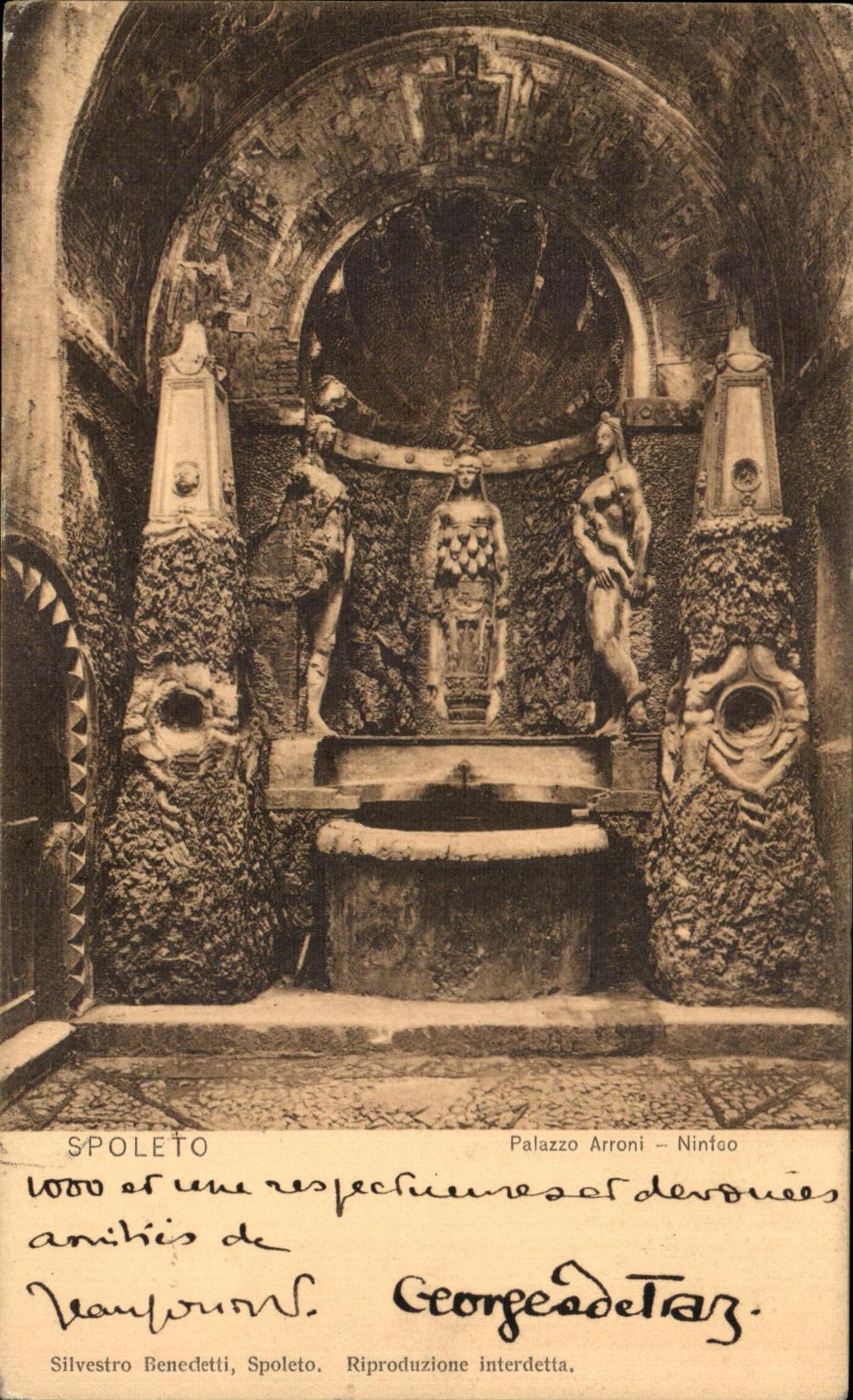 CPA Spoleto Palazzo Arroni Ninfeo