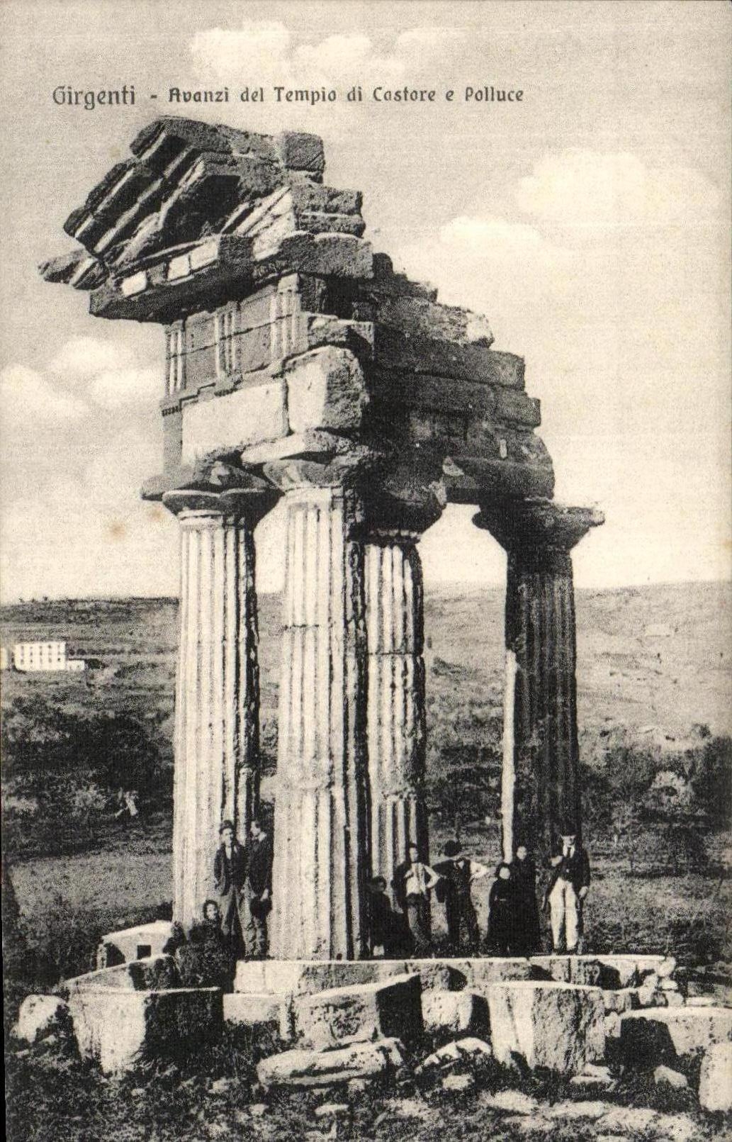 CPA Girgenti Avenzi dei Temple di Cestare e Polliuce