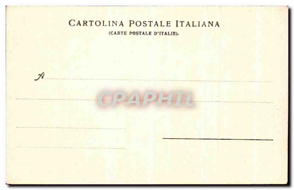 CPA Napoli Interio della Chiesa Cerstosa di S Martino  — Rückseite