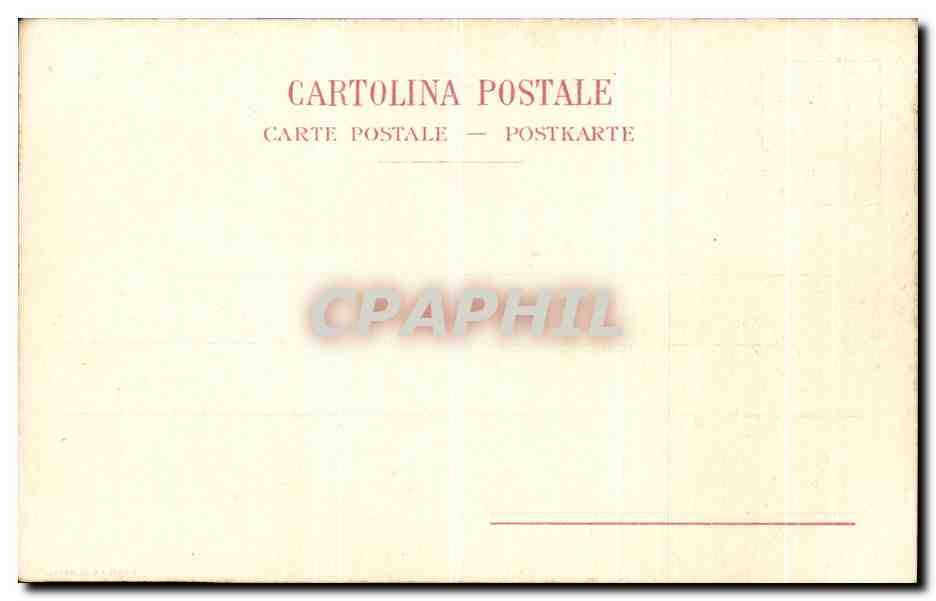 CPA Napoli S Martino Presepe — Rückseite