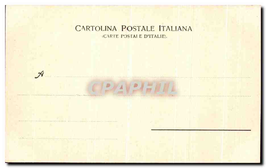 CPA Napoli Interno della Galleria Umberto  — Rückseite