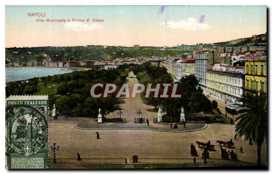 CPA Napoli Villa Municipale e Riviara di Chiania 