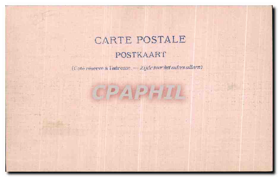 CPA Bruxelles Statues des Comtes d Egmont et de Hornes  — Verso
