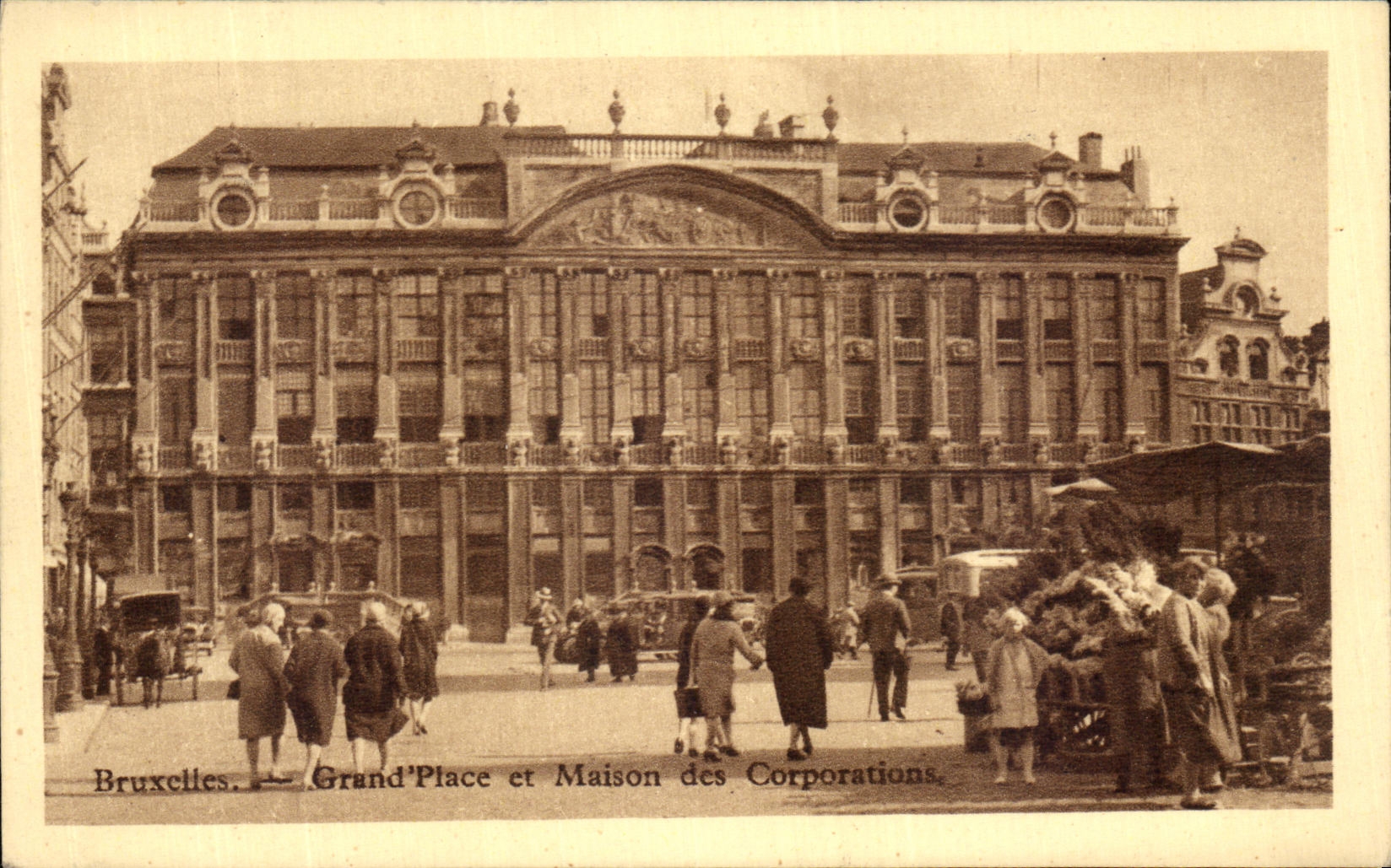 CPA Bruxelles Grand Place et Maison des Corporations