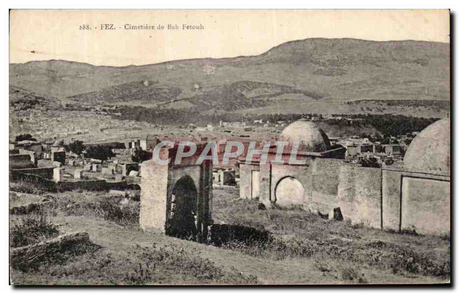 CPA Fez Cimetiere de Bab Fetouth Maroc