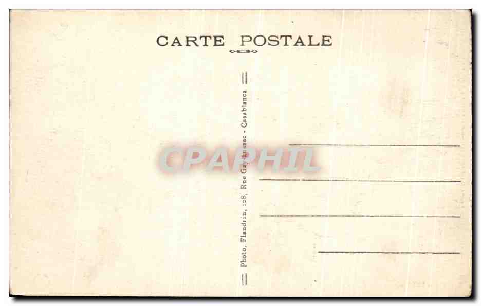 CPA Atlas Marocain La Valle de Tin Mel Maroc  — Rückseite