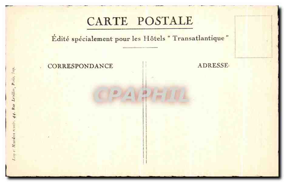 Casablanca — Marabout de Sidi Belyout — LL. — Rückseite