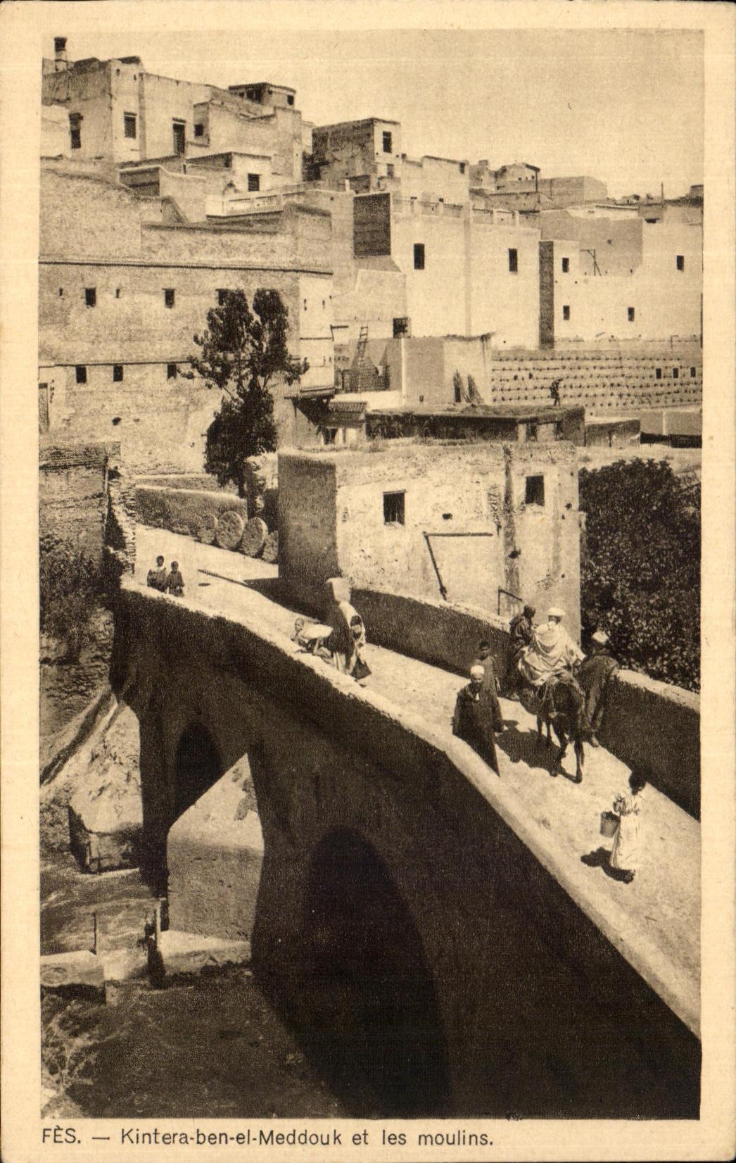 CPA Fes Kintera ben el Meddouk et les Moulins