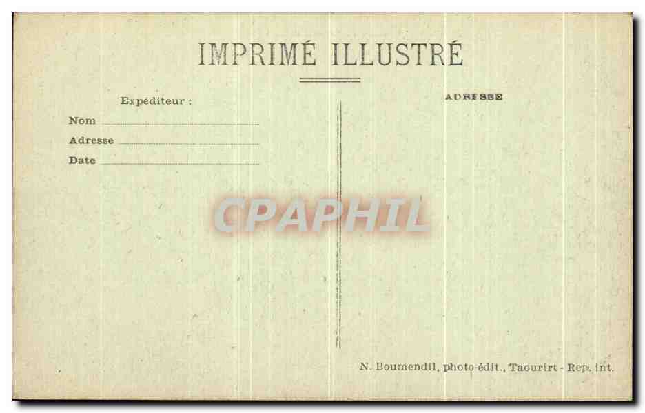 CPA Taza Vue Sur l interieur de la Ville  — Rückseite
