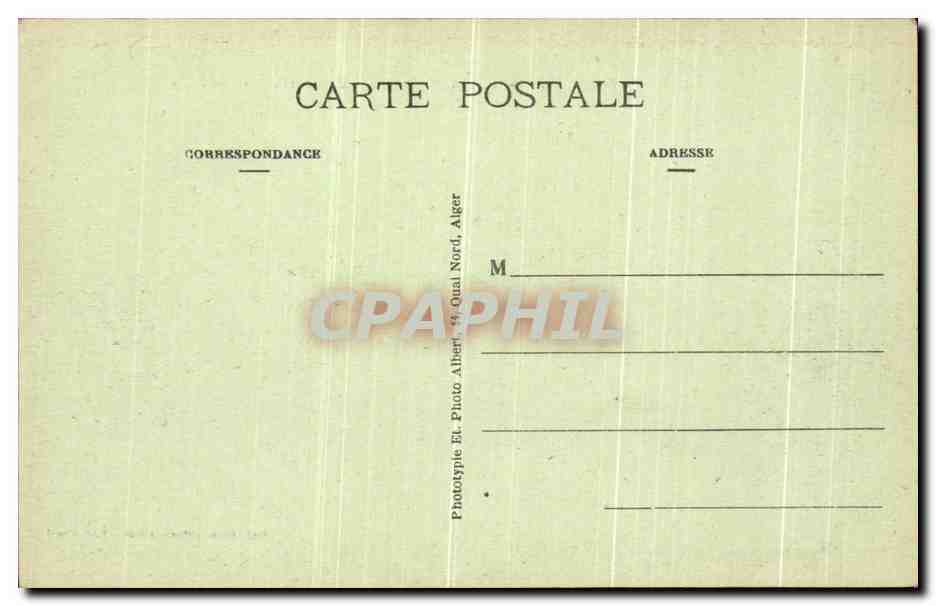 CPA Rabat Remparts des Oudaias — Rückseite