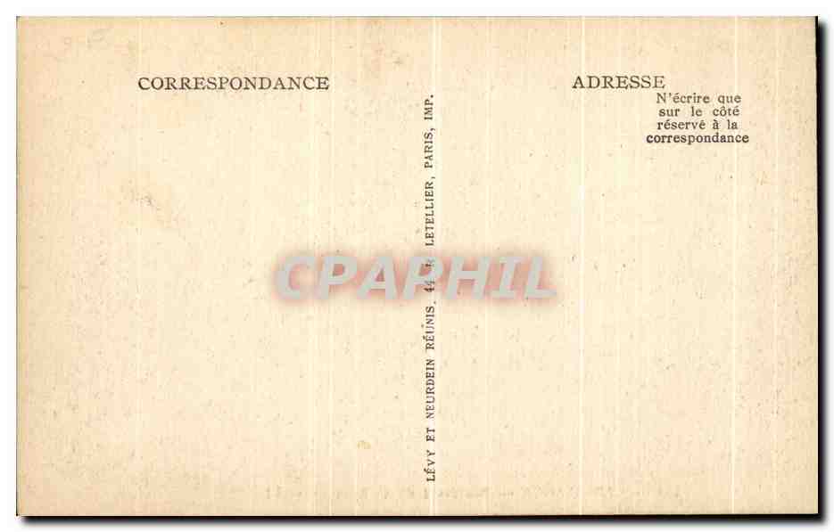 CPA Casablanca Boulevard du 4eme Zouaves  — Verso