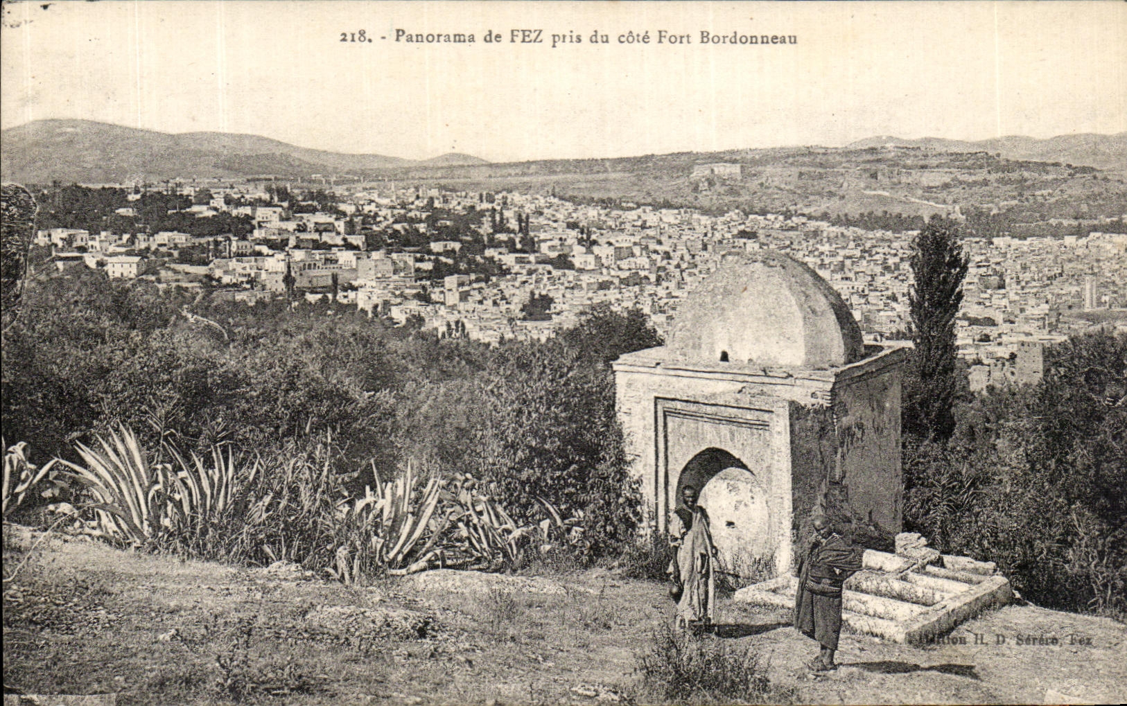 CPA Panorama de Fez pris du Cote Fort Bordonneau 