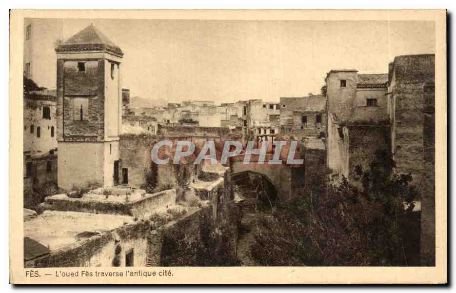CPA Fes L oued Fes Traverse l Antique Cite 