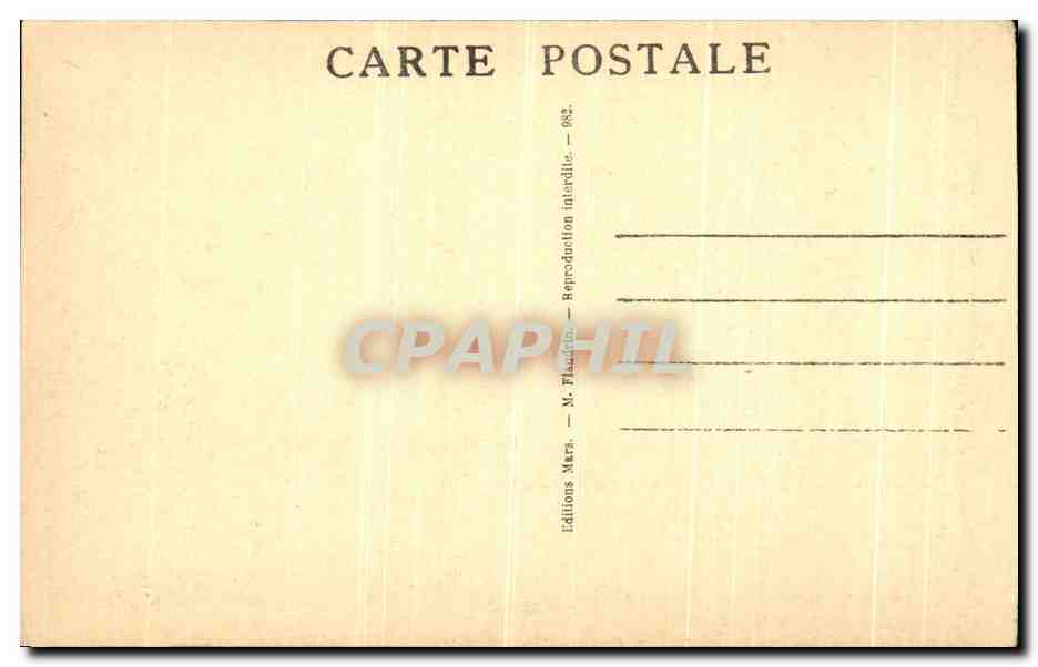 CPA Fes L oued Fes Traverse l Antique Cite  — Rückseite