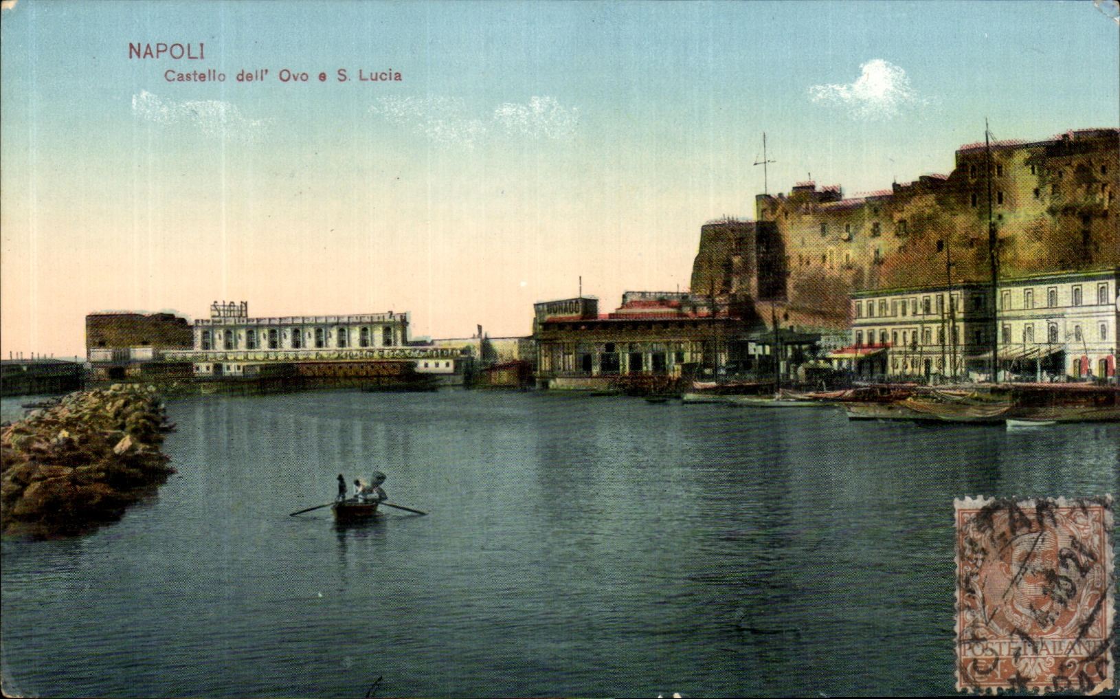 CPA Napoli Castle deil Ova S Lucia