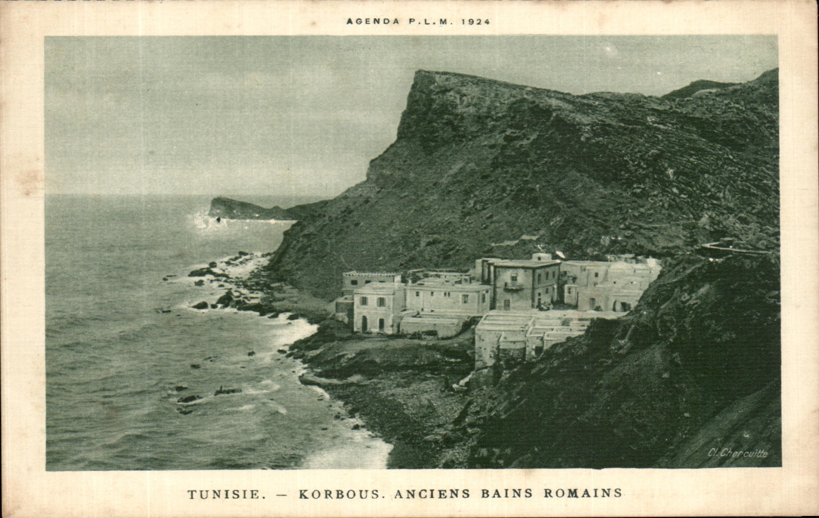 CPA Tunisie Korbous Anciens Bains Romains 