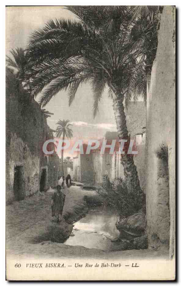 CPA Vieux Biskra Une rue de bab Darb Algerie 