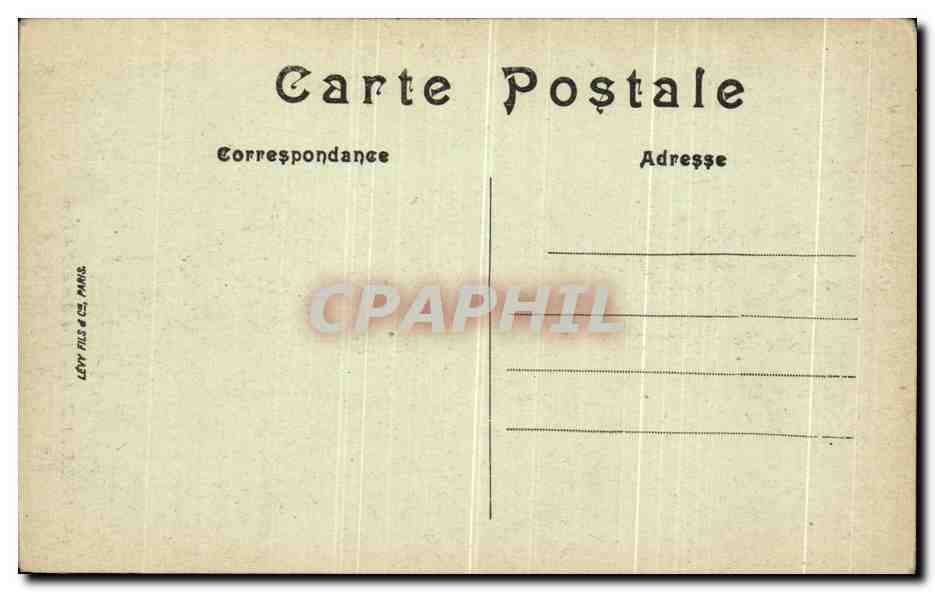CPA Vieux Biskra Une rue de bab Darb Algerie  — Rückseite