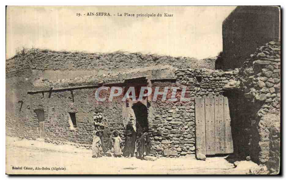 CPA Ain Sefra La place Prinicipale de Ksar 