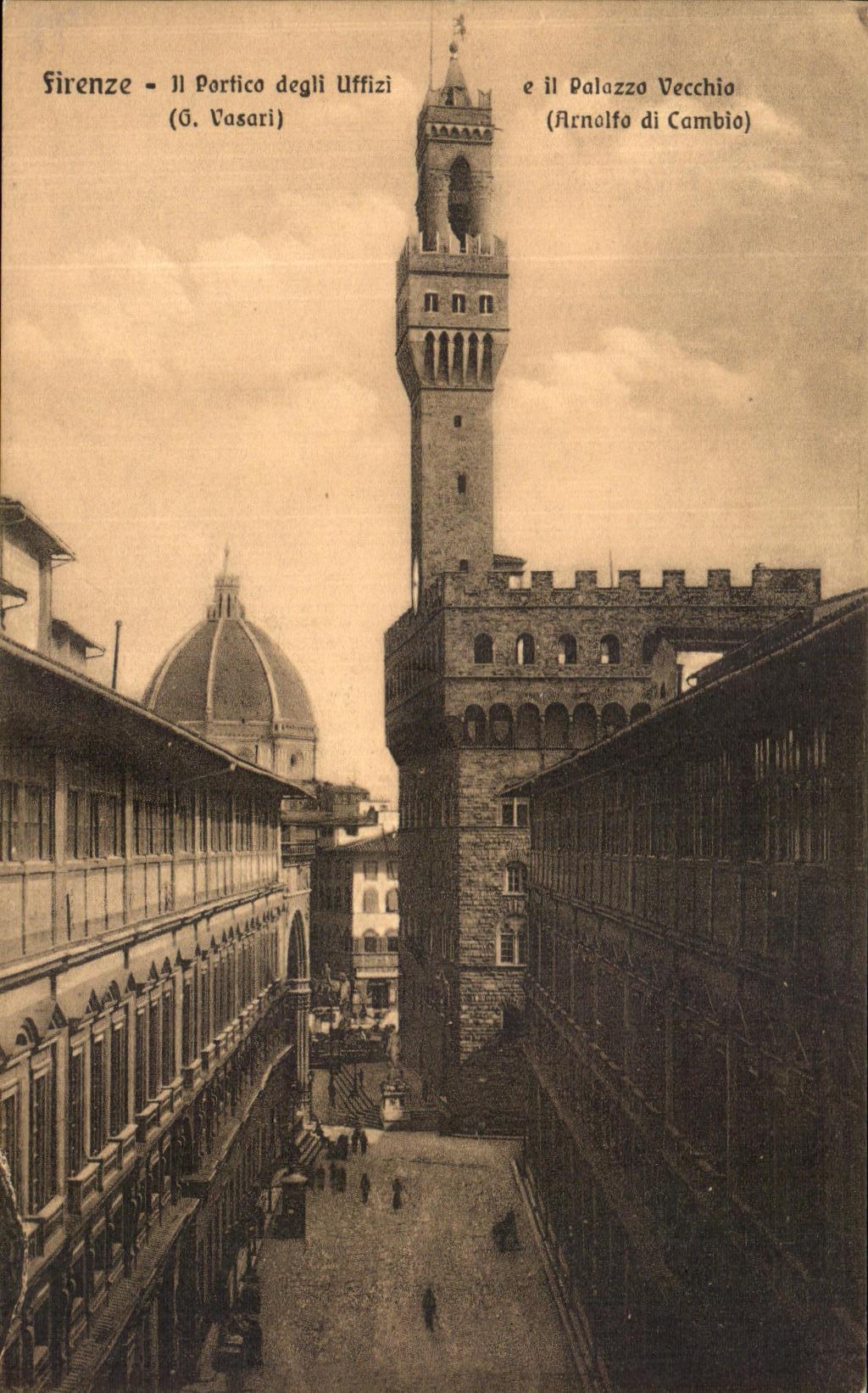 CPA Firenze Il Portico degil Uffizi Palazza Vecchio