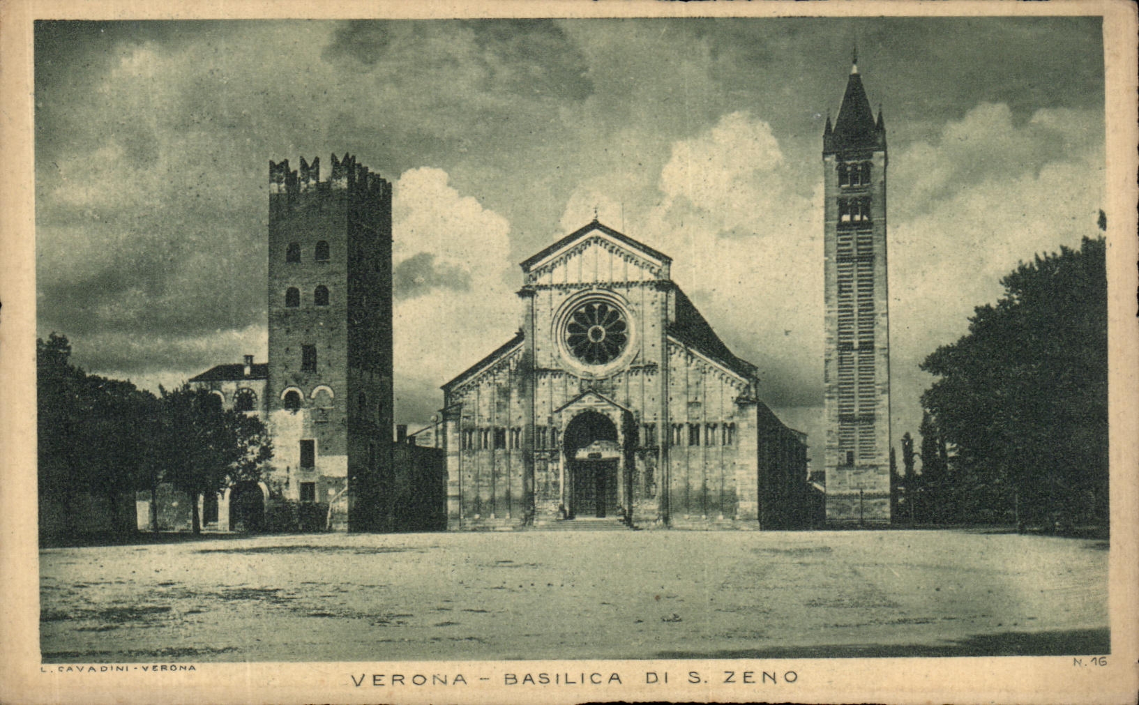 CPA Verona Basilica Di S Zeno 
