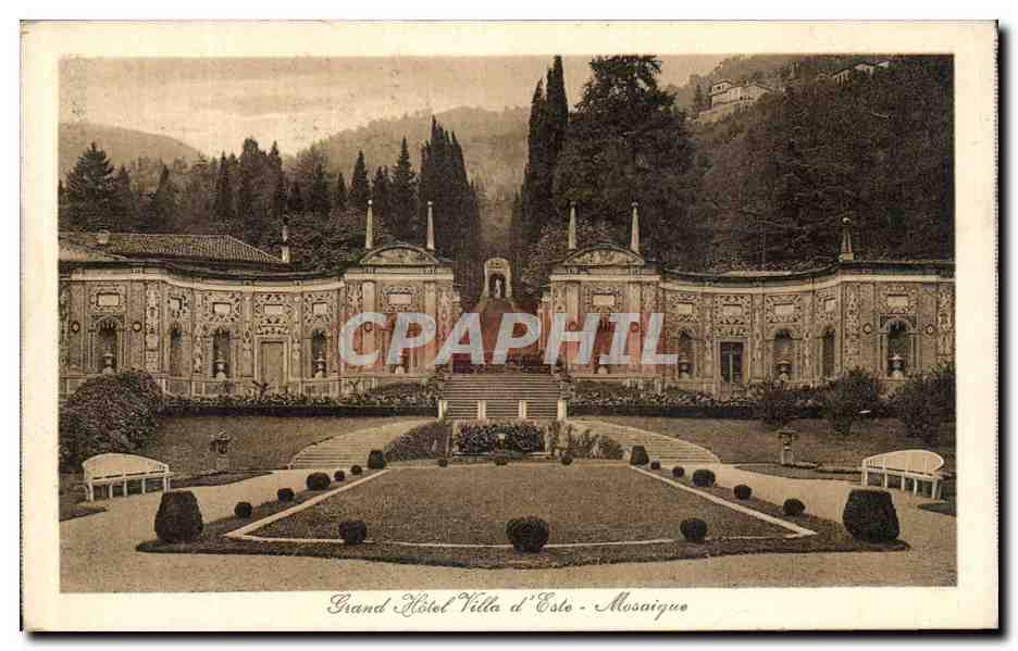 CPA Grand Hotel Villa d Este Mosaique